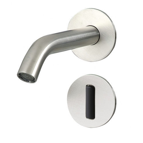 Miscelatore per lavabo - RWIT 1395 IS 02 - Rubinetterie Treemme - da parete / in metallo cromato / da bagno