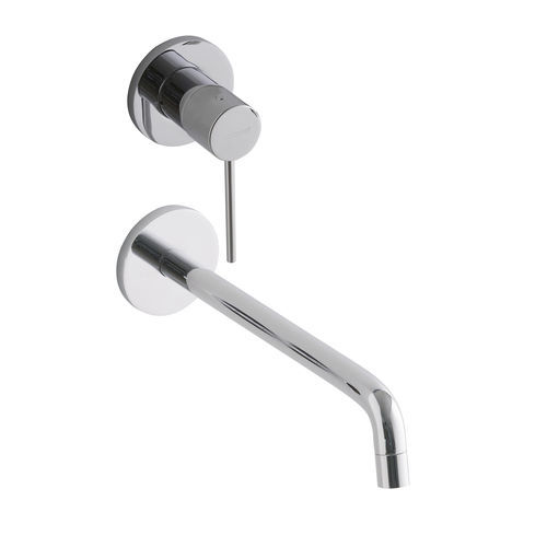 Miscelatore per lavabo - RWIT 6BD3 CC 01 - Rubinetterie Treemme - da parete / in metallo cromato / da bagno