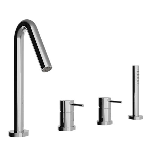 Miscelatore per lavabo - IT 5768 CC VL ZZ - Rubinetterie Treemme - da appoggio / in metallo cromato / da bagno