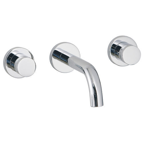 Miscelatore doppio comando per lavabo - RWIT 7252 CC 10 - Rubinetterie Treemme - da parete / in metallo cromato / da bagno
