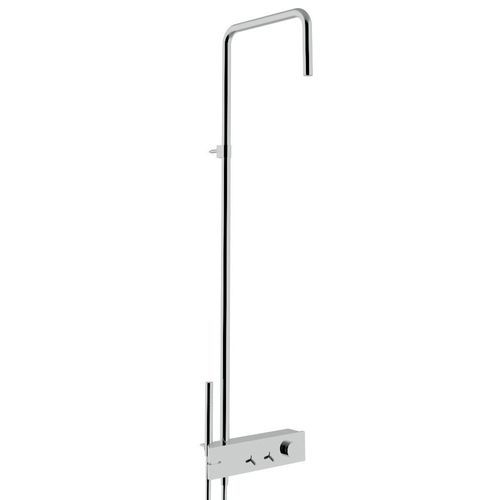 Colonna doccia da parete - IT 2B60 01 WA ZZ - Rubinetterie Treemme - contemporanea / con doccia a mano / con rotaia