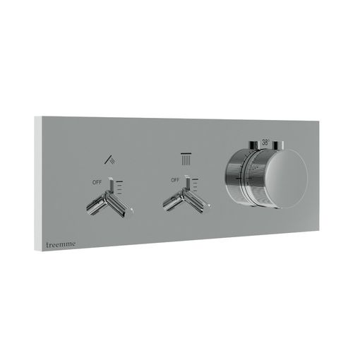 Miscelatore da doccia - RWIT 2B86 IS 01 - Rubinetterie Treemme - da parete / in metallo cromato / da bagno