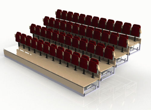 Poltrona per auditorium contemporanea - VERTICALLY - MASTER INDUSTRIE - in tessuto / in legno / pieghevole