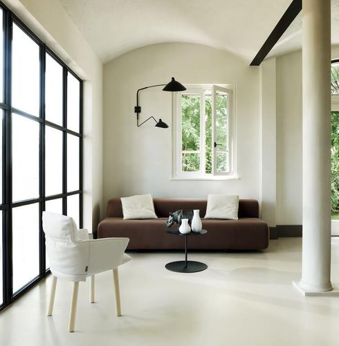 Divano contemporaneo - BIG - Cappellini - in tessuto / in pelle / senza braccioli