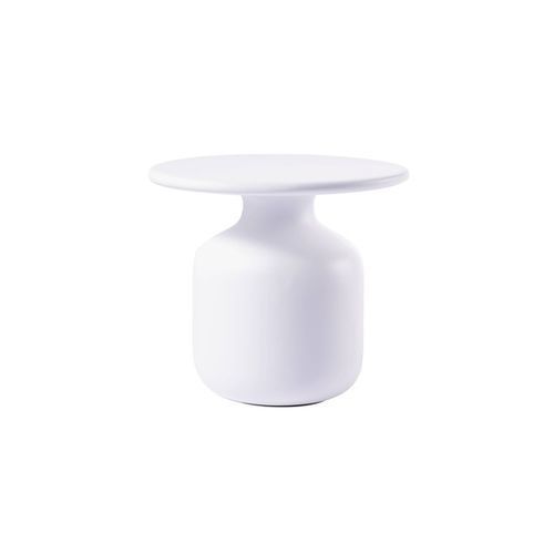Tavolo d'appoggio contemporaneo - MINI BOTTLE LIDO - Cappellini - in ceramica / con base in ceramica / rotondo