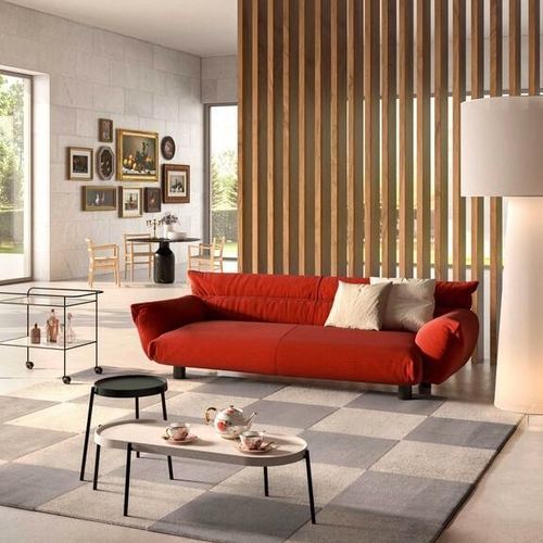 Divano contemporaneo - LUD'O - Cappellini - in tessuto / con rivestimento rimovibile / modulare