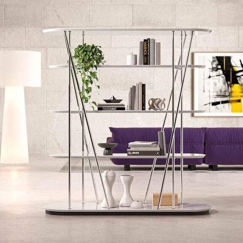 Scaffale contemporaneo - MILLEPIEDI - Cappellini - in metallo / in legno / bianco