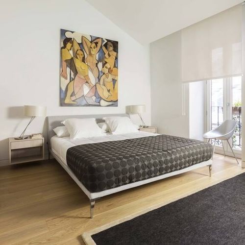 Letto matrimoniale - NB series - Cappellini - contemporaneo / imbottito / con testiera