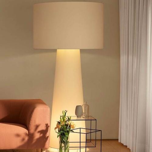 Lampada da terra - BIG SHADOW - Cappellini - in poliammide / in metallo cromato / contemporanea