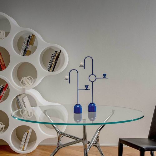 Portacandela in metallo - BLUE - Cappellini