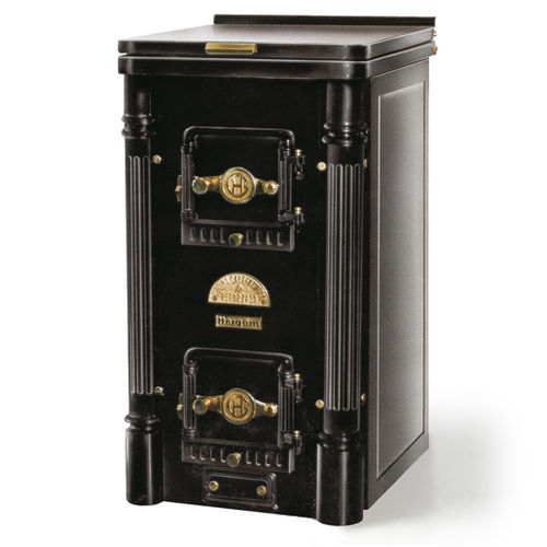 Blocco cottura a legna - L-05 CCE - HERGÓM - 2 fuochi / 1 forno / classe A+