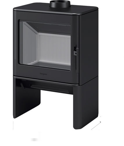Stufa a legna - E 40 - HERGÓM - 9 kW / da appoggio / contemporanea