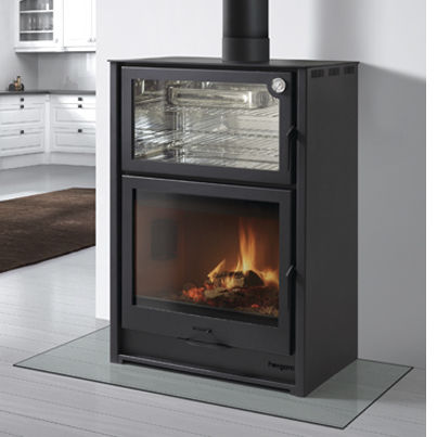 Forno a legna - ARCE - HERGÓM - a convezione / a libera installazione / singolo