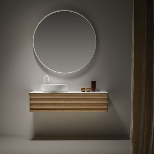 Mobile da bagno contemporaneo - UNDA - Naxani - per uso residenziale / in legno massiccio / in frassino