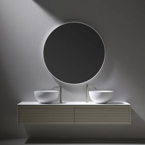 Mobile da bagno contemporaneo - ERNIE - Naxani - per uso residenziale / in MDF / in legno laccato opaco