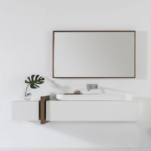 Mobile da bagno contemporaneo - HAYEM - Naxani - per uso residenziale / in legno laccato opaco / in legno massiccio