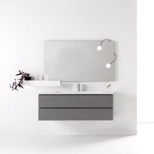 Mobile lavabo sospeso - ARAN - Naxani - in legno laccato / contemporaneo / con cassetti