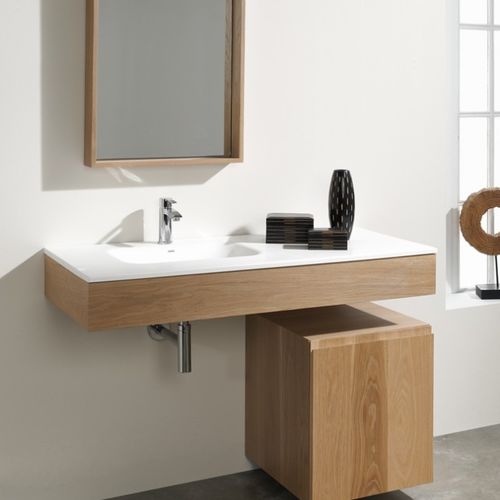 Piano lavabo in legno laccato - MALMÖ - Naxani