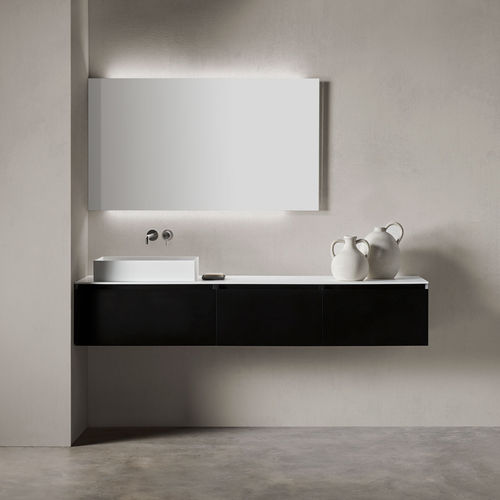 Mobile lavabo sospeso - CHIC  - Naxani - in legno / contemporaneo / senza ante