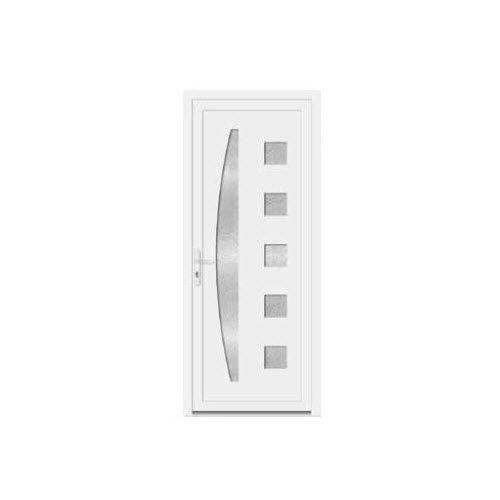 Porta in PVC - VOYEL : MALAI - Millet - d'ingresso / in metallo / battente