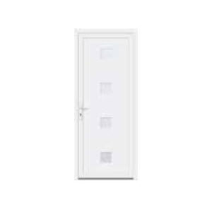 Porta in PVC - VOYEL : KAWAU - Millet - d'ingresso / in metallo / battente