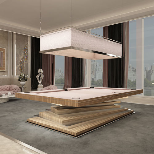 Tavolo da biliardo contemporaneo - ZIGGURAT - MBM Biliardi - per uso residenziale / contract / in legno