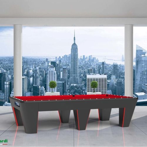 Tavolo da biliardo contemporaneo - Quantum - MBM Biliardi - per uso residenziale / contract / in legno