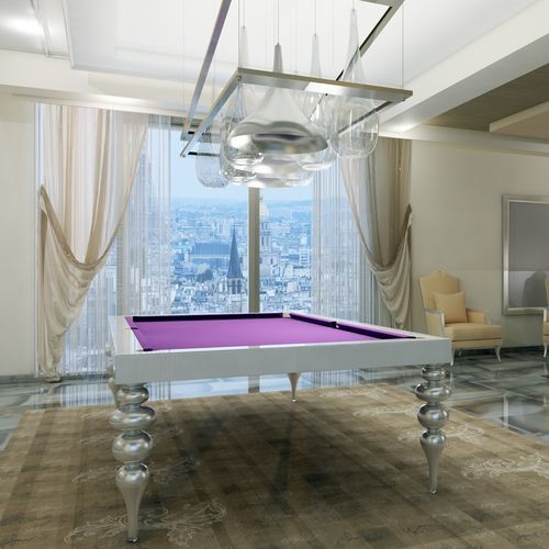 Tavolo da biliardo design nuovo barocco - PARIGI - MBM Biliardi - per uso residenziale / contract / in faggio