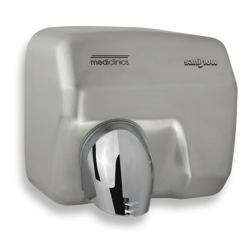 Asciugamani elettrico automatico - E05ACS - Mediclinics, s.a. - da parete / in acciaio inossidabile