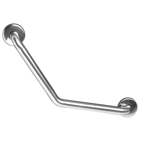 Barra di sostegno in acciaio inossidabile - BA0130C - Mediclinics, s.a. - d'angolo / da parete / contract