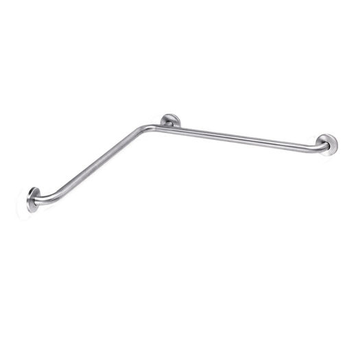 Barra di sostegno in acciaio inossidabile - BD0700CS - Mediclinics, s.a. - a forma di L / da parete / contract