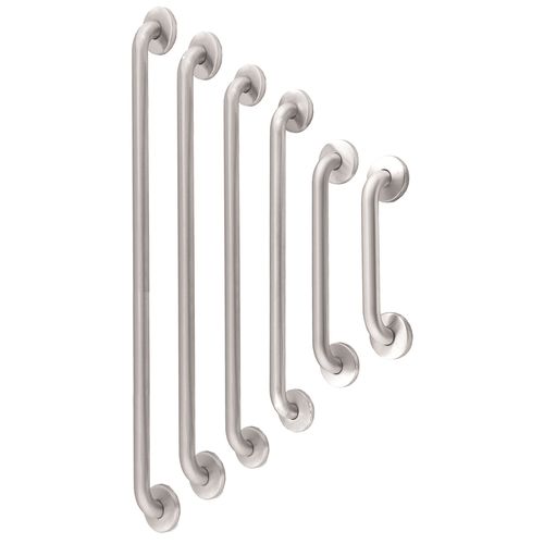 Barra di sostegno in acciaio inossidabile - BR0900CS - Mediclinics, s.a. - dritta / da parete / contract