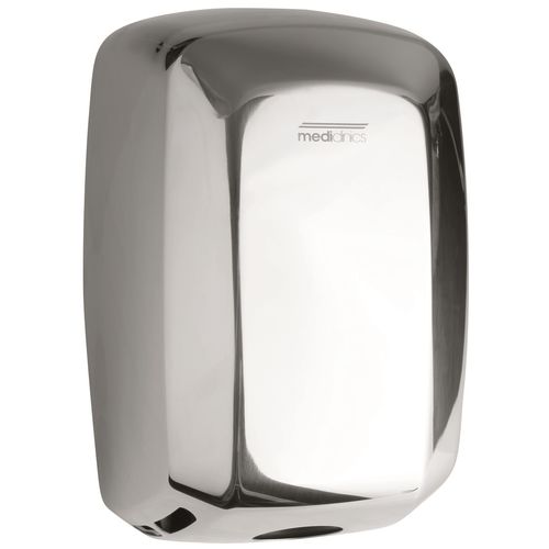 Asciugamani elettrico automatico - M09AC - Mediclinics, s.a. - da parete / in acciaio inossidabile