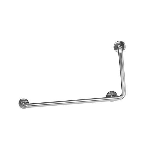 Barra di sostegno in acciaio inossidabile - BAD090C - Mediclinics, s.a. - a forma di L / da parete / contract