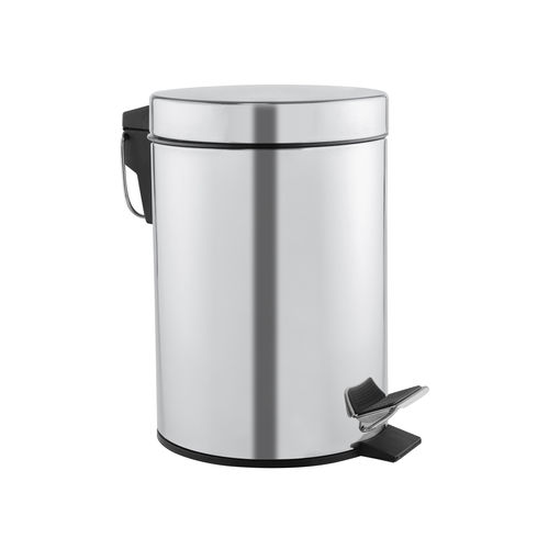 Portarifiuti igienico - PP1303C - Mediclinics, s.a. - in acciaio inossidabile / con coperchio / a pedale