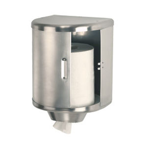 Distributore di salviette da parete - DT0303CS - Mediclinics, s.a. - in acciaio inossidabile