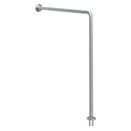 Barra di sostegno in acciaio inossidabile - BS0010CS - Mediclinics, s.a. - a forma di L / da parete / contract
