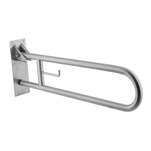 Barra di sostegno in acciaio inossidabile - BG0800CS - Mediclinics, s.a. - a forma di U / da parete / contract
