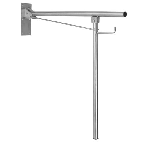 Barra di sostegno in acciaio inossidabile - BGA0820CS - Mediclinics, s.a. - a forma di L / da parete / contract