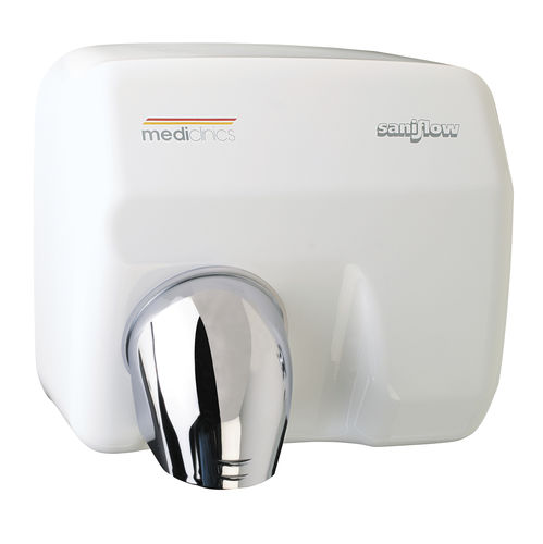 Asciugamani elettrico automatico - E05A - Mediclinics, s.a. - da parete / in acciaio