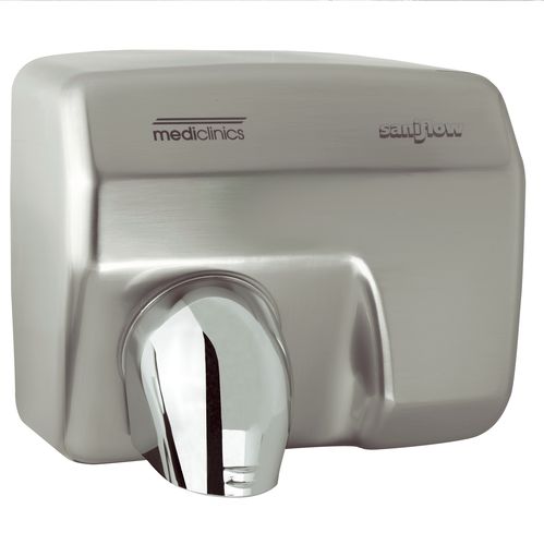 Asciugamani elettrico automatico - E88ACS - Mediclinics, s.a. - da parete / da incasso / in acciaio