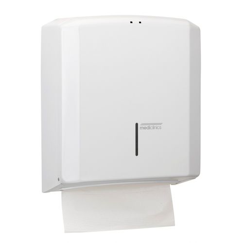 Distributore di salviette da parete - DT2106 - Mediclinics, s.a. - sporgente / in acciaio