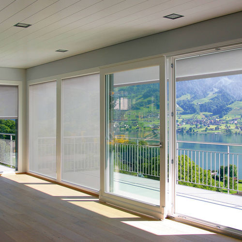 Tenda avvolgibile a rullo - SCREENY 130 GPZ UNICA S41 - KE Outdoor Design - integrata / per finestra / in tela