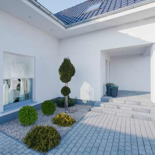 Tenda da sole a cassonetto - SCREENY 110 BOX - KE Outdoor Design - a motore / per finestra / rossa