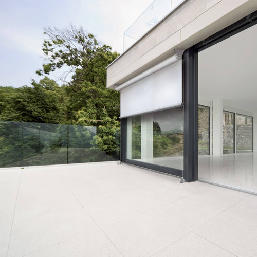 Tenda avvolgibile a rullo - SCREENY 110 GC CABRIO S17 - KE Outdoor Design - integrata / per pergola / in acciaio inossidabile