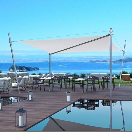 Vela ombreggiante avvolgibile - KHEOPE  - KE Outdoor Design - contract / rettangolare / in alluminio