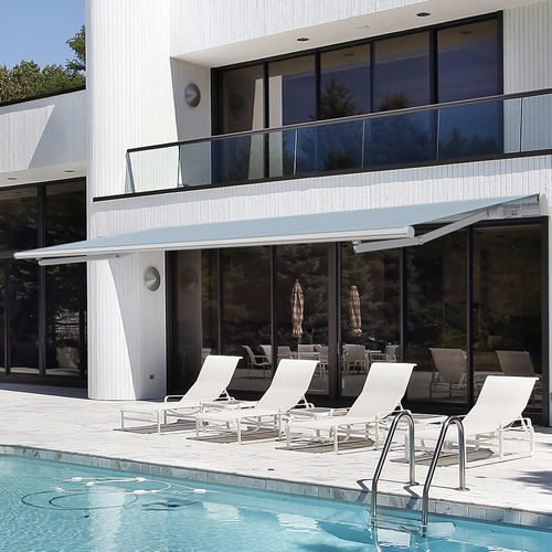Tenda da sole a proiezione - FUTURA - KE Outdoor Design - manuale / da balcone / bianca