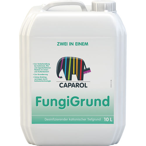 Primer per calcestruzzo - FUNGIGRUND - Caparol - a base d'acqua / indoor / per esterni