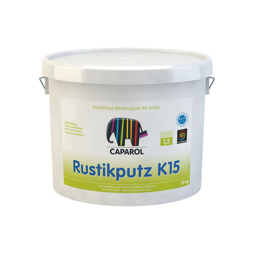 Intonaco decorativo - CAPAROL-RUSTIKPUTZ K 15 - Caparol - indoor / per muro / in gesso