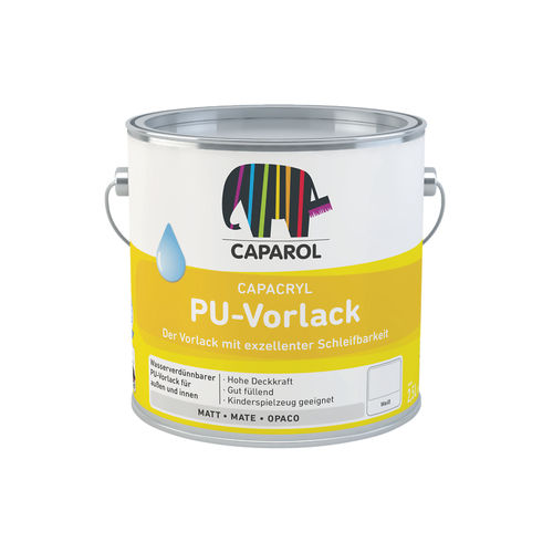 Vernice di protezione - CAPACRYL PU-VORLACK - Caparol - per legno / opaca / antiruggine